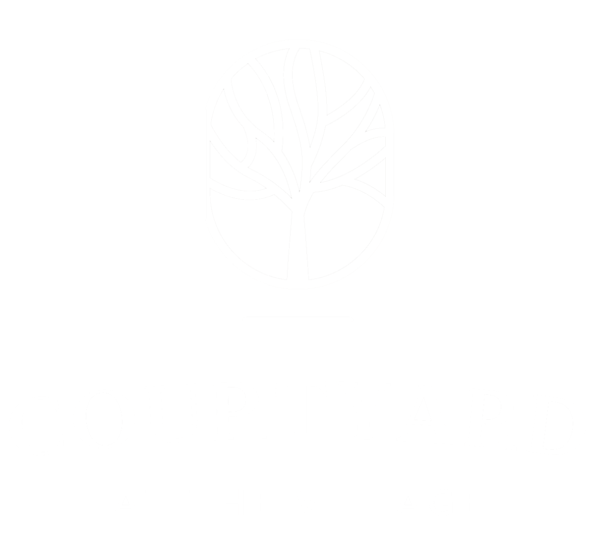 Courtyard Logo White